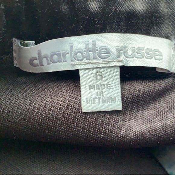 Charlotte Russe Black and Multicolor Mini Dress - Picture 9 of 11